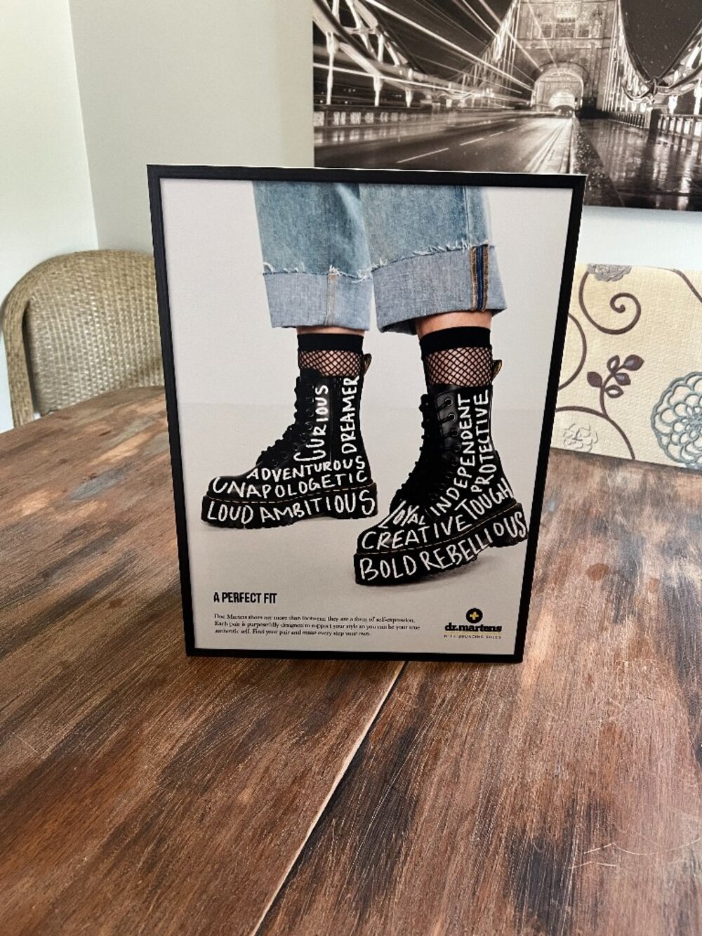 Dr. Martens "A Perfect Fit" 12x16 Portrait Print – Vintage Ad Wall Art